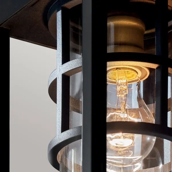 Kichler KL-HONE-S-BKT - Applique da esterno HONE S 1xE27/60W/230V IP44