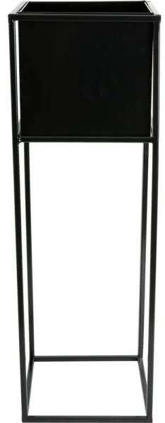 Portafiori 70x24 cm nero