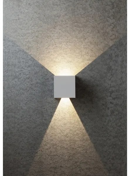 Redo 90294 - Applique da esterno LED VARY 2xLED/10W/230V 3000K IP54 bianca