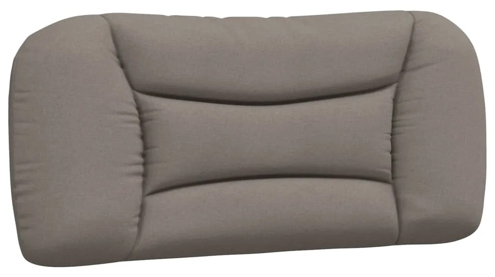 Letto con materasso tortora 90x190 cm in tessuto