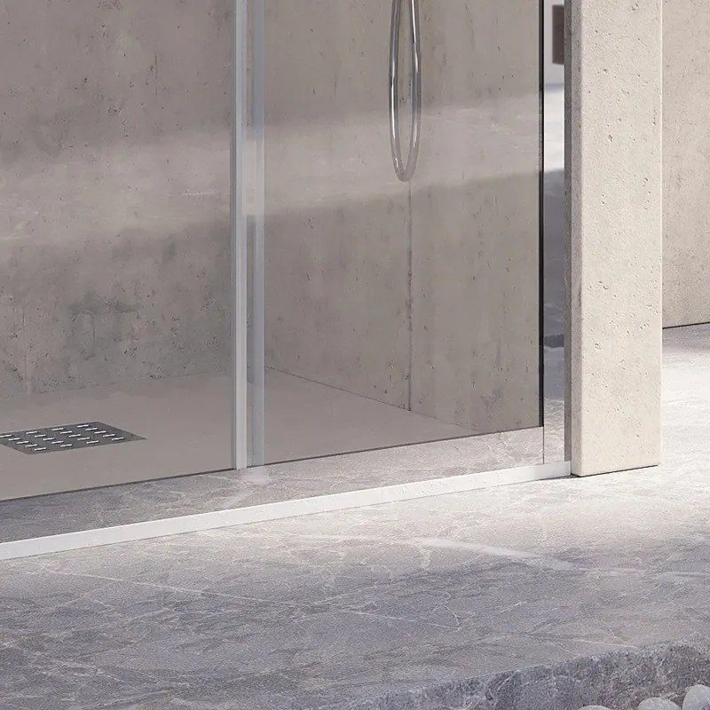 Box doccia in acciaio 90x90 cristallo 8mm trasparente KI1000 - KAMALU