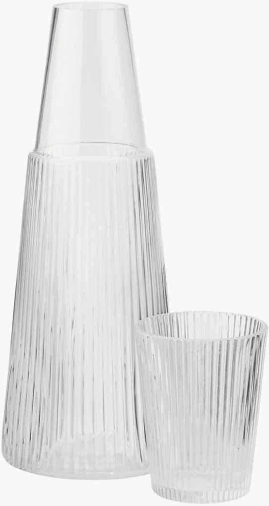 Set caraffa e bicchiere Pilastro 2 pz