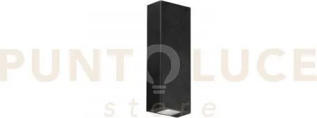 Applique led laser nera 3w 170lm 4000k ip65 4x3x7,5cm monoemissione