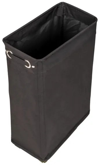 WENKO 69737800 - Cesto per il bucato CORNO 18,5x60 cm nero