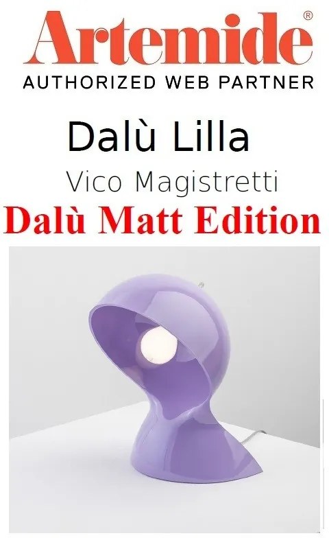 Artemide Dalù lilla matt edition