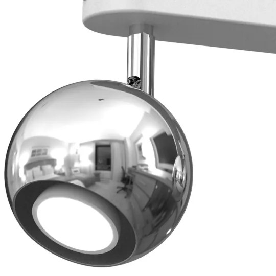 Luce Spot COMET 3xGU10/8W/230V bianco/cromo lucido