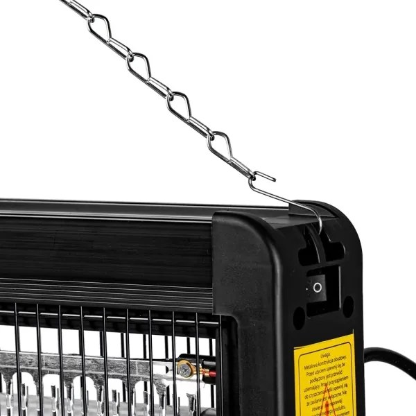 Trappola elettrica per insetti 2x10W/230V, copertura 100 m²