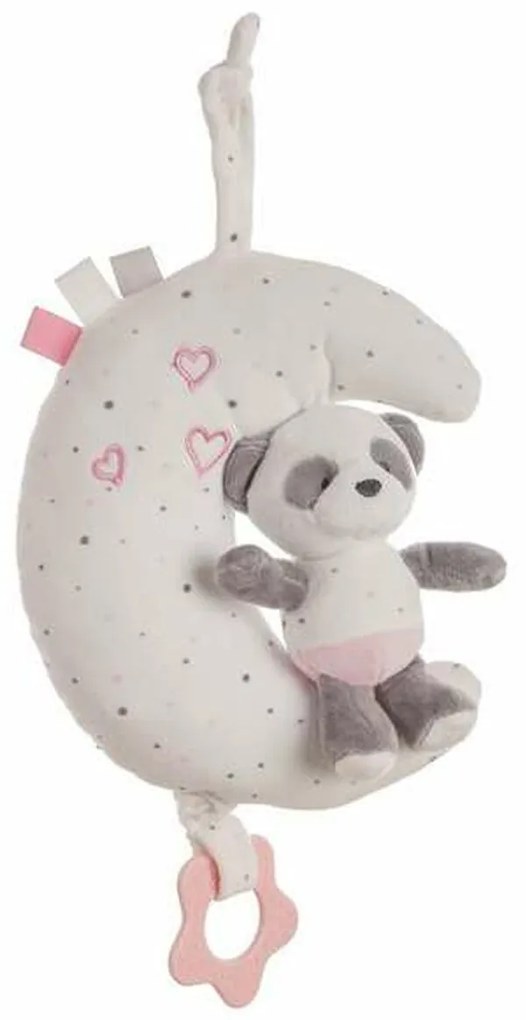 Sonaglio Musicale Baby Panda Luna Rosa