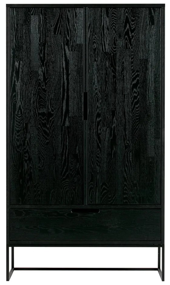 Mobile in frassino nero 85x149 cm Silas - WOOOD