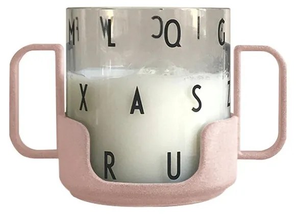 Tazza per bebè rosa Cresci con la tua tazza Grow with Your Cup - Design Letters