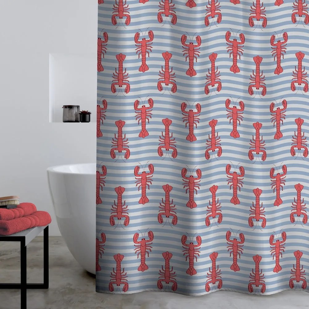 Tenda per doccia 180x180 cm Lobster – Catherine Lansfield