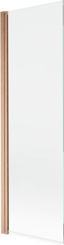 Mexen Mist paravento per doccia a 1 anta 70 x 150 cm, trasparente, rame spazzolato - 8A9-070-001-65-00