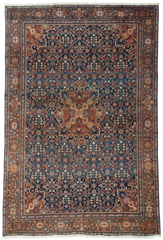 Ziegler Tappeto persiano 190 x 130 Blu (Iran) Annodato A Mano