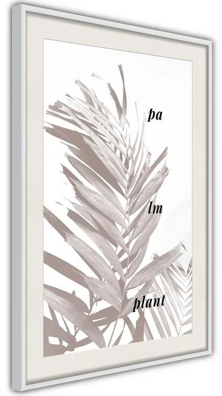 Poster Beige Palm