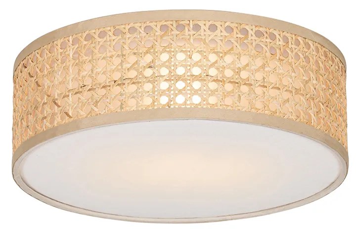 Lampada da soffitto orientale in rattan 30 cm - Tromma