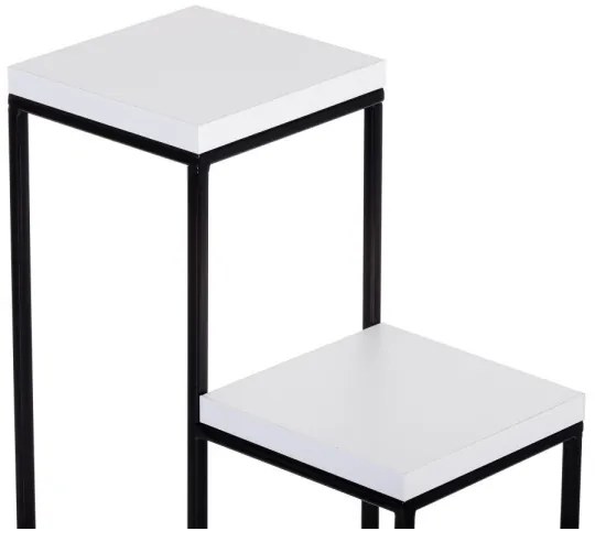 Portafiori KASKADA 70x34 nero/bianco