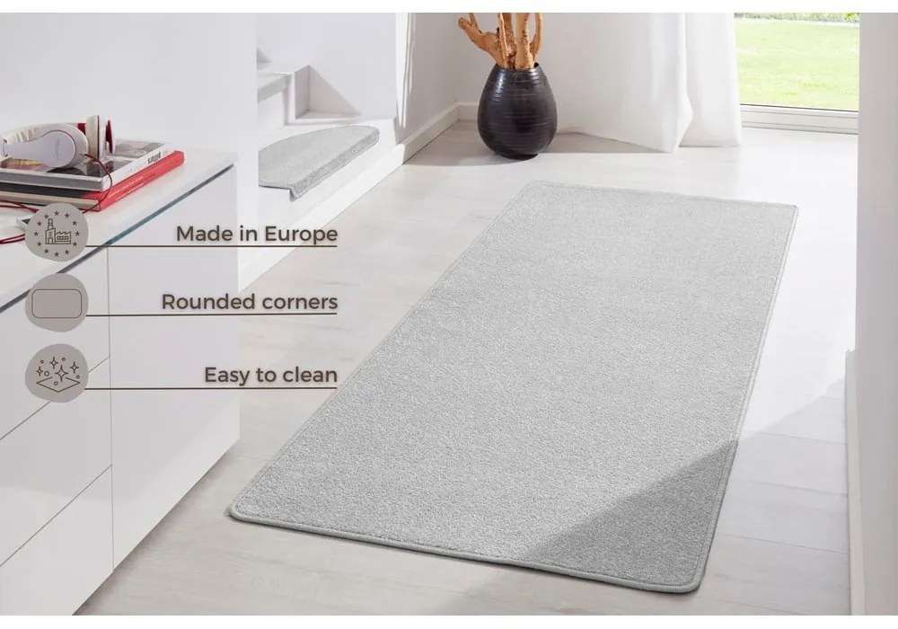 Runner grigio chiaro 80x300 cm Fancy - Hanse Home