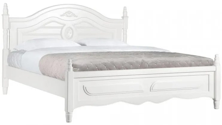 Letto in stile provenzale Bianco 160x200 Princess 886-Arrediorg.it