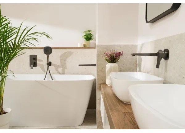 KFA Armatura 4529-810-61 - Miscelatore per lavabo a incasso MALAGA, grigio metallico