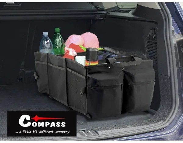 Organizer per bagagliaio 69x41 cm nero