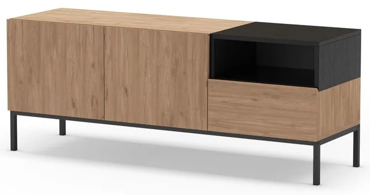 Mobile TV color legno naturale 140x55 cm Cailin - Marckeric