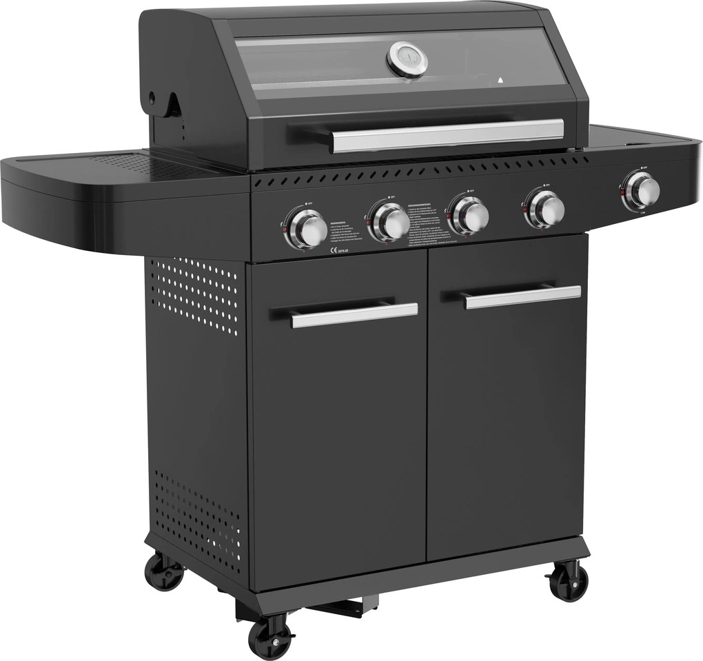 LEVOR - barbecue 4 fuochi + 1