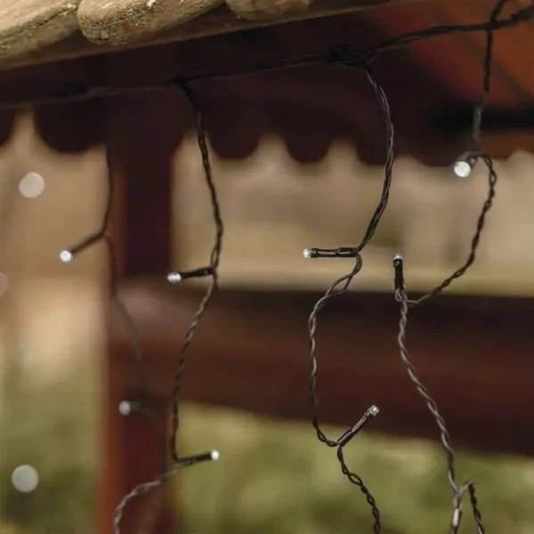 Catena luminosa LED da esterno 100xLED/2,5x0,9m IP44 bianco freddo