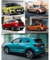 SPRINT04823 , Audi A1 (GB) dal 2019-, Seat Arona dal 2017-, Ibiza dal 2017-, Volkswagen Polo dal 2017-, T Cross dal 2019-, (4 Fix AV2), Taigo 2021-, Skoda Fabia IV Hatchback 11.2021-