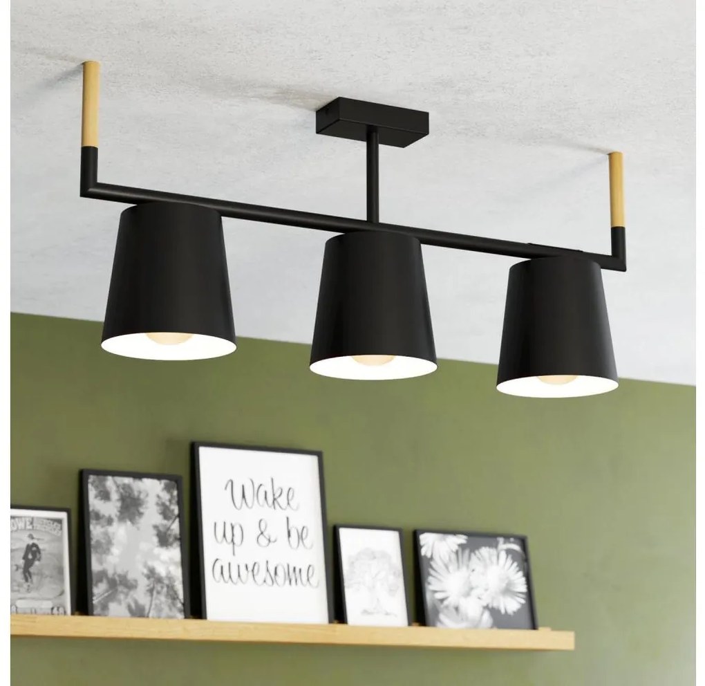 Eglo 43611 - Lampadario su palo LACEY 3xE27/40W/230V