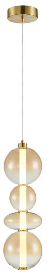 Lampadario LED a sospensione con filo DAPHNE LED/36W/230V oro