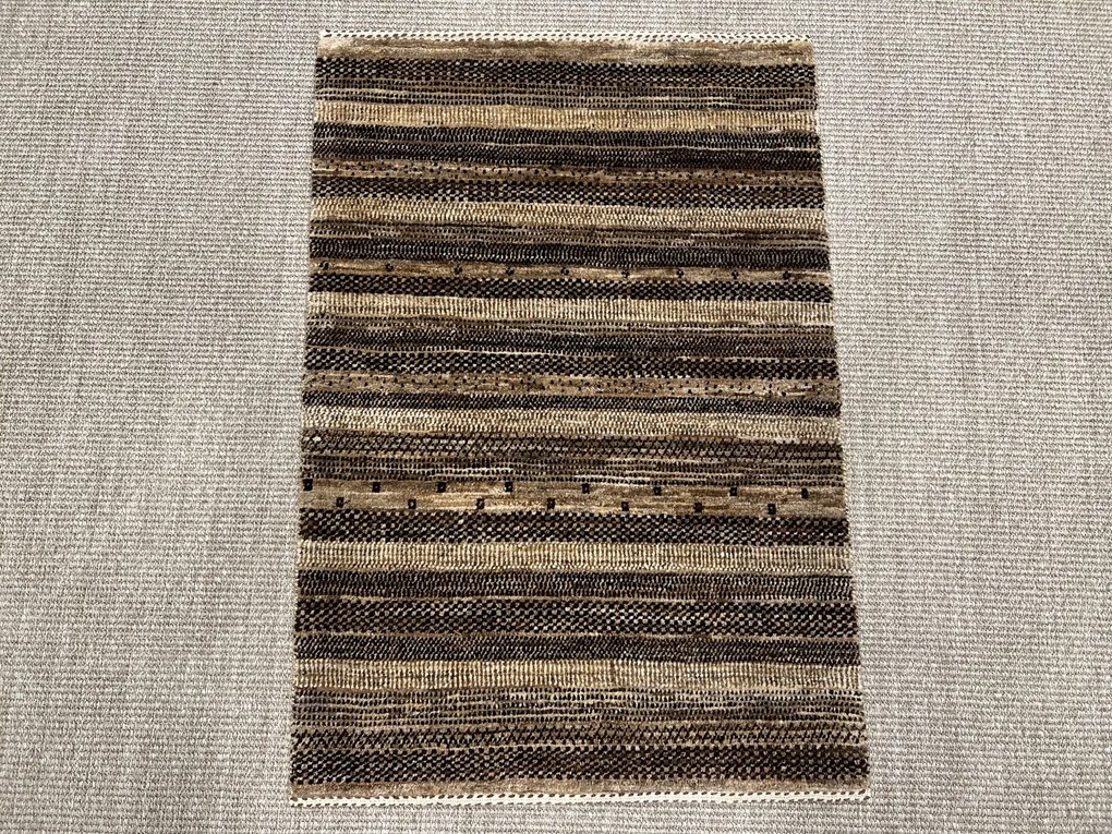 Loribaft Tappeto 90x60 Beige (Iran) Annodato A Mano