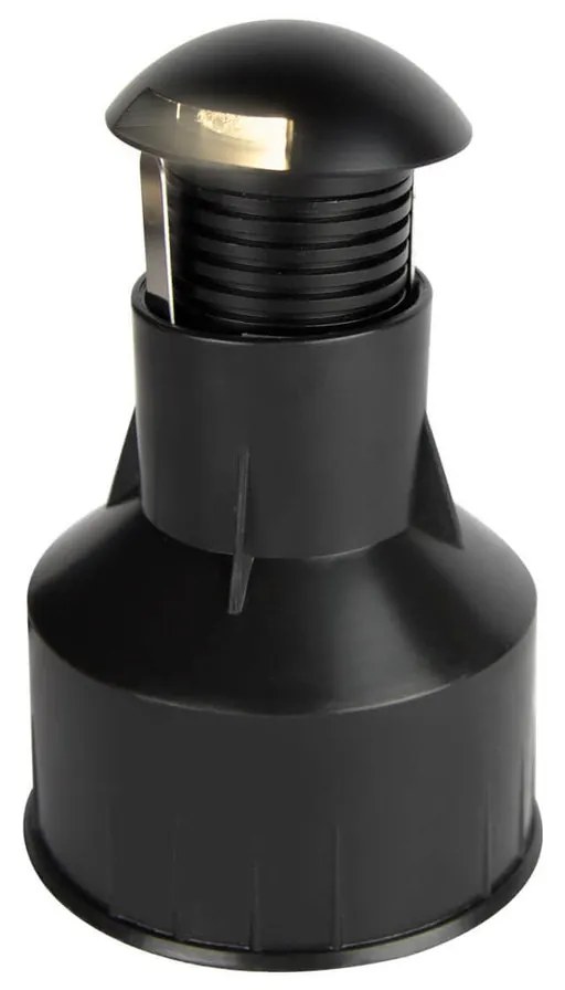 Faretto 3W Monodirezione IP67 Nero - Professional Colore Bianco Caldo 2.700K