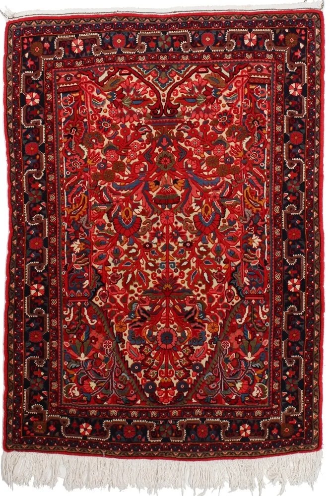 Malayer Tappeto persiano 150 x 110 Blu (Iran) Annodato A Mano