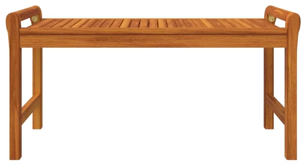 Tavolino da salotto 100x50x50 cm in legno massello di acacia