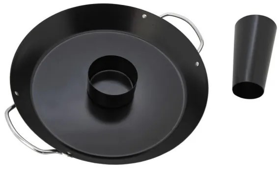 Supporto per griglia con padella per pollo 30 cm