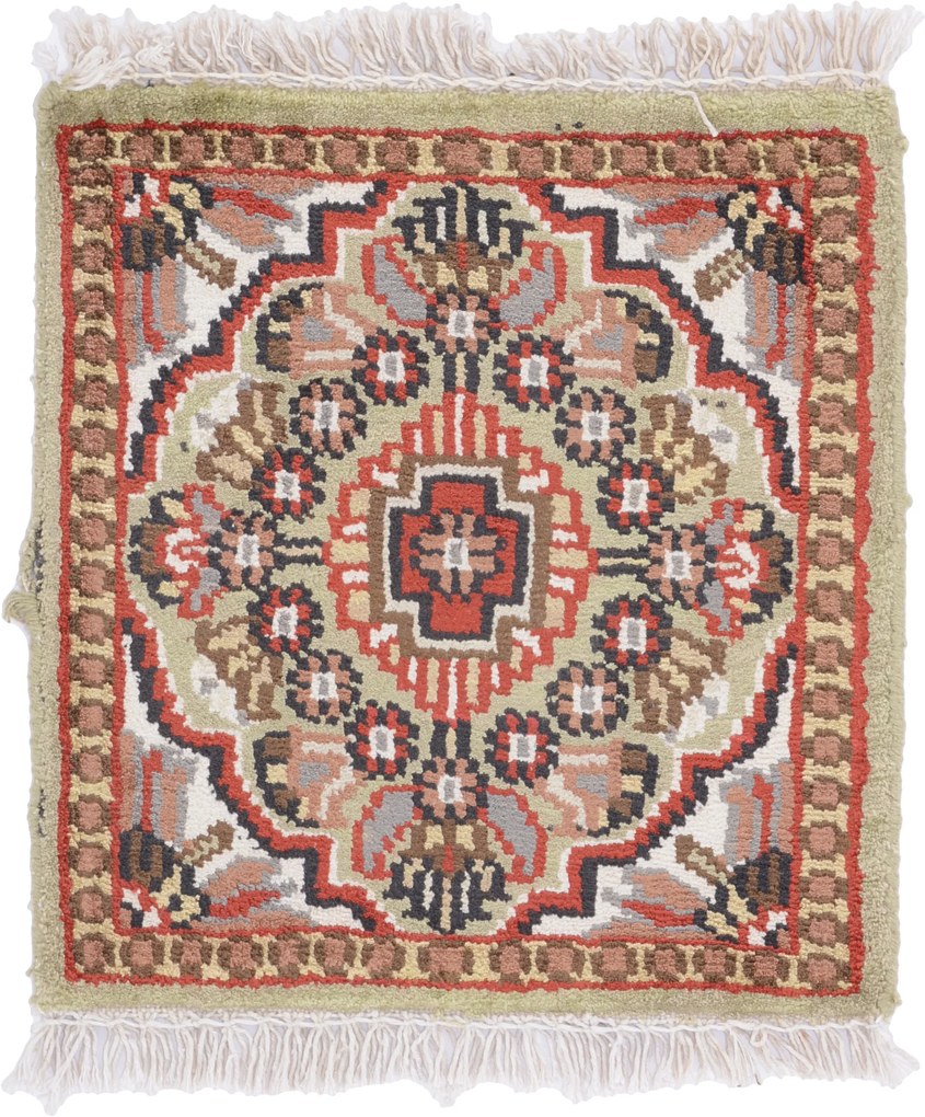 Agra Tappeto 30x30 (Indian) Annodato A Mano