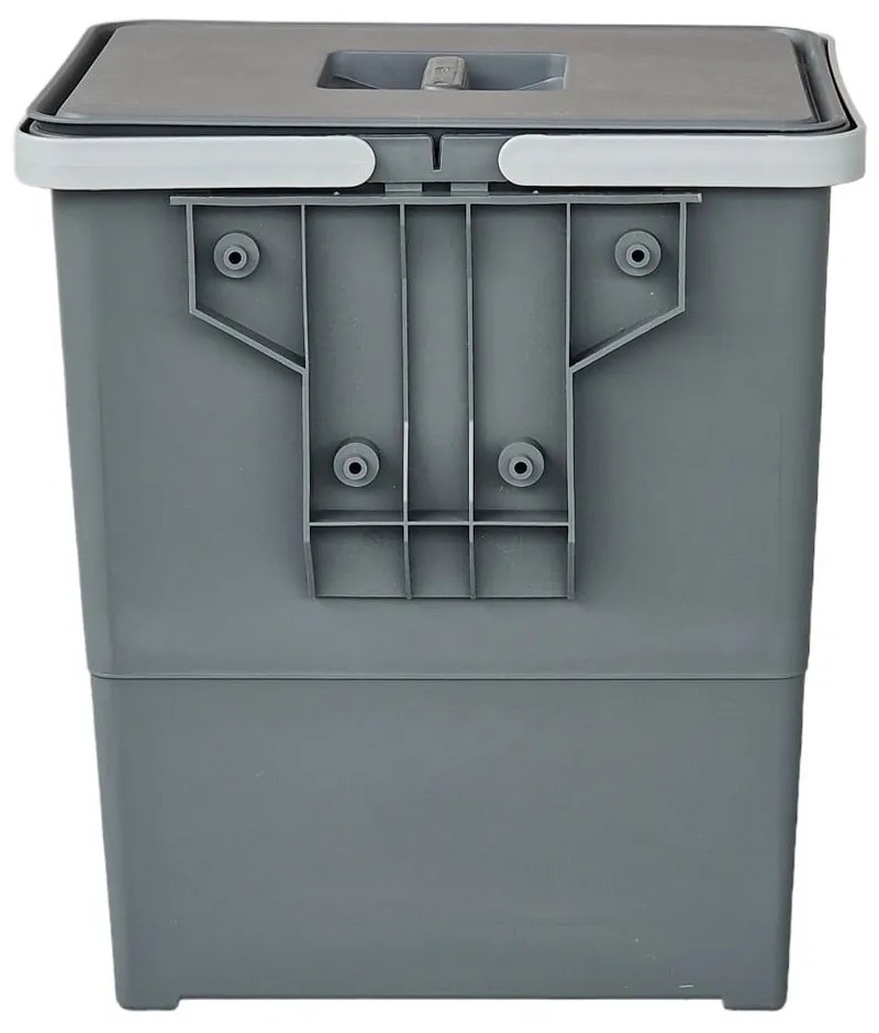 Cestino per rifiuti in plastica incorporato da 18 l Easy - Elletipi