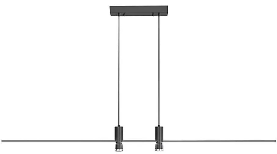 Lampadario LED a sospensione con filo LED/19W/230V 3000K nero