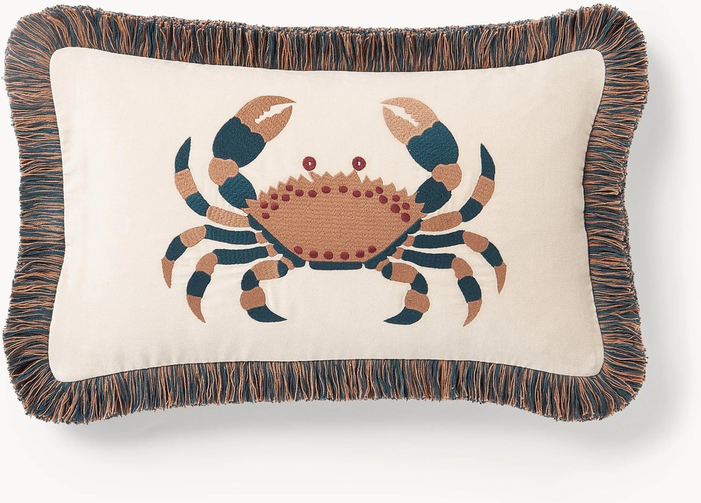 Copricuscino con frange Triton