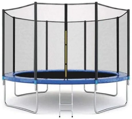 Trampolino Elastico 3,06 Metri - Rete di Protezione, Struttura Acciaio