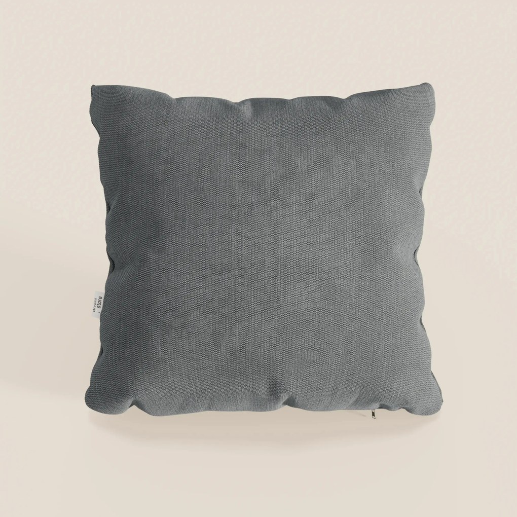 Miami cuscino disponibile in diversi colori realizzato in morbido tessuto impermeabile T14 grigio