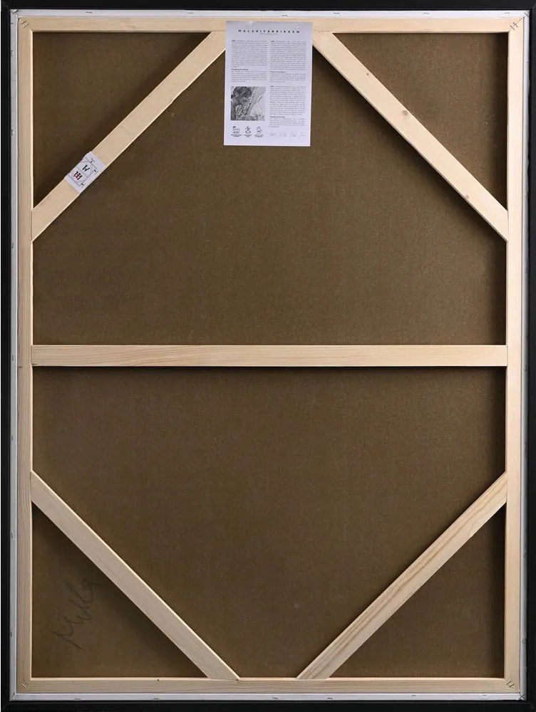 Quadro dipinto a mano 90x120 cm Vibranium - Malerifabrikken