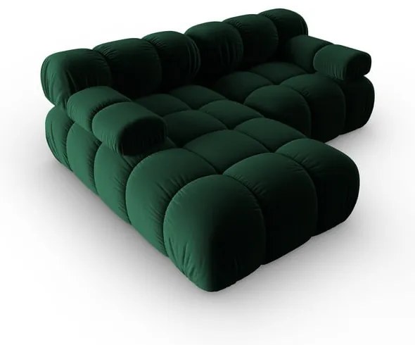 Divano in velluto verde 191 cm Bellis - Micadoni Home