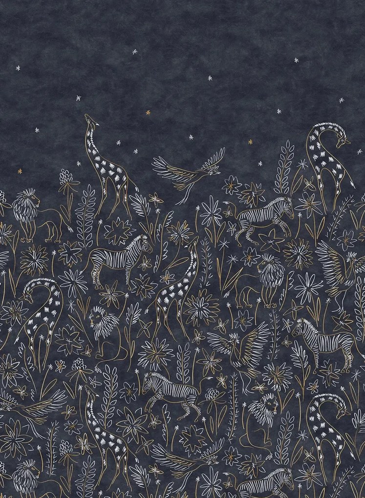 Isidore Leroy Carta da parati panoramica Serengeti - Nocturne