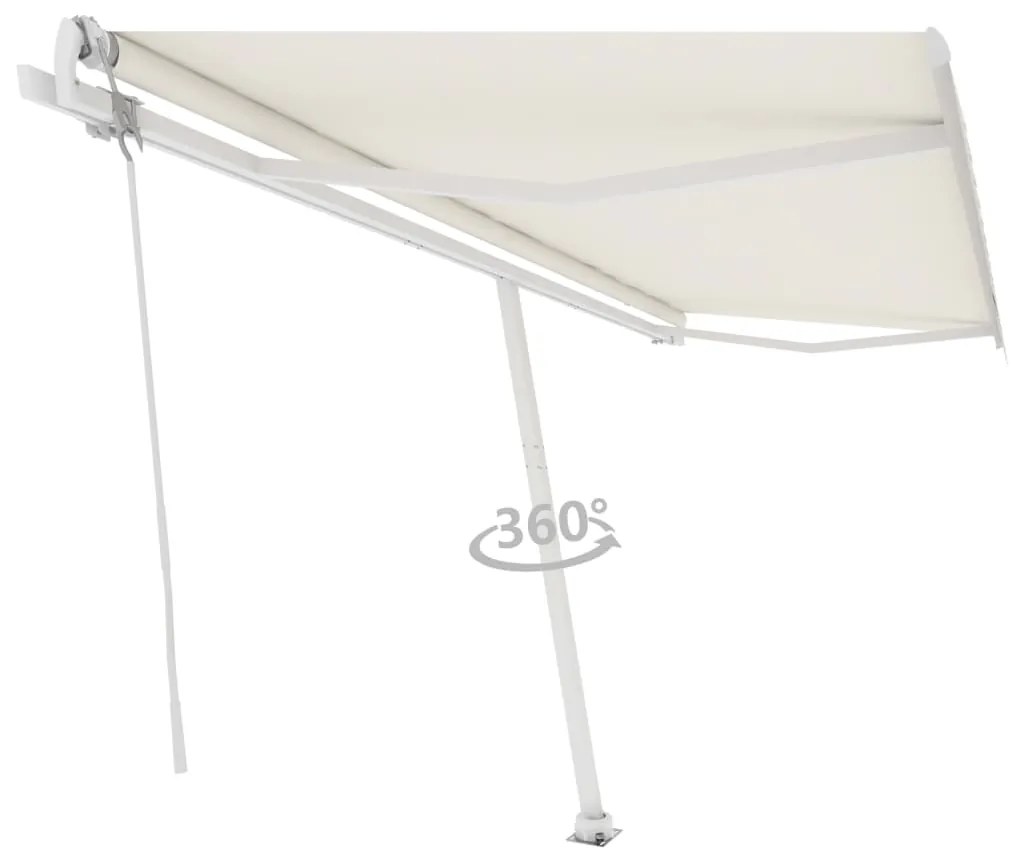 Tenda da Sole Automatica Autoportante 500x350 cm Crema