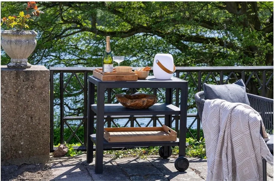 Apparecchio portatile a LED per esterni con timer e altoparlante USB ø 18 cm Cardiff - House Nordic