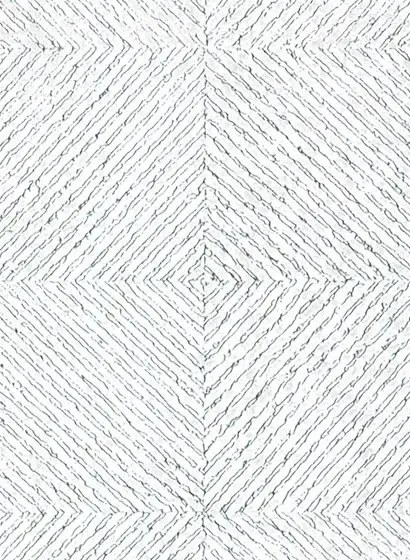 Arte International Carta da parati Grid - Weiß/ Schwarz