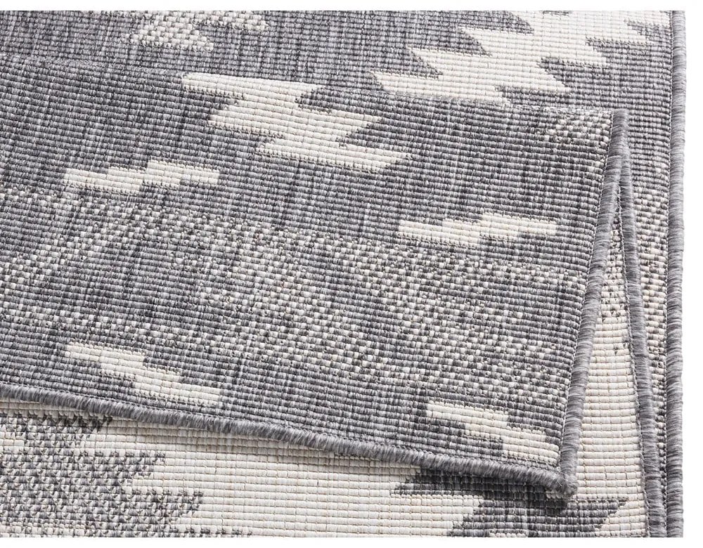 Tappeto da esterno grigio e crema , 80 x 250 cm Malibu - NORTHRUGS