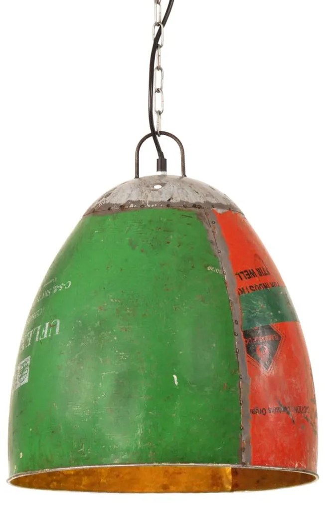Lampada Sospesa Industriale 25 W Multicolore Rotonda 42 Cm E27 /