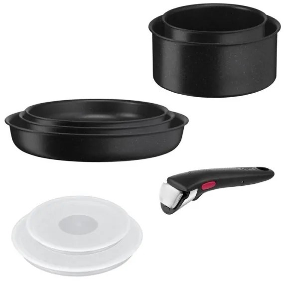 Tefal - Set di pentole 8 pz INGENIO BLACK STONE